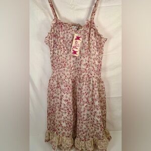 Tripp NYC Skulls XXL Pink and Cream Patterned Dress NWT